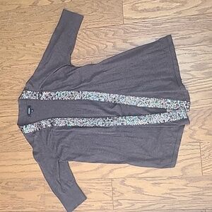 Y2K Express sequin Open Cardigan / Shawl top Large